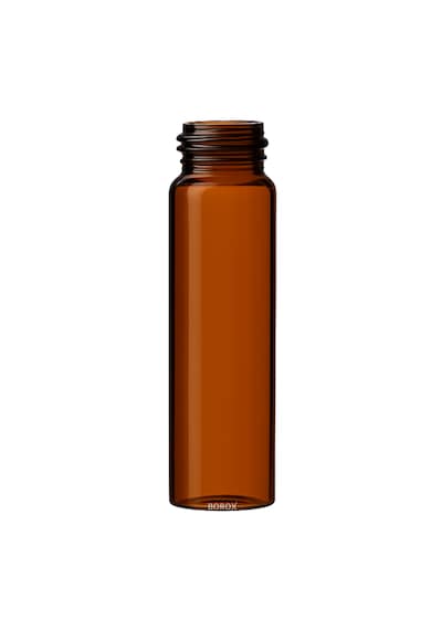 Borox Cam Vial 22 Ml - Amber - Vida Boyun Nd20 - 100 Adet/paket
