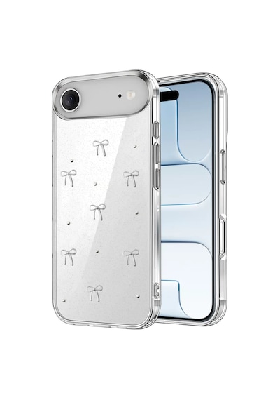 Newface Apple İphone 17 Air Fiyonk Desenli Kapak - Desen 5 Şeffaf