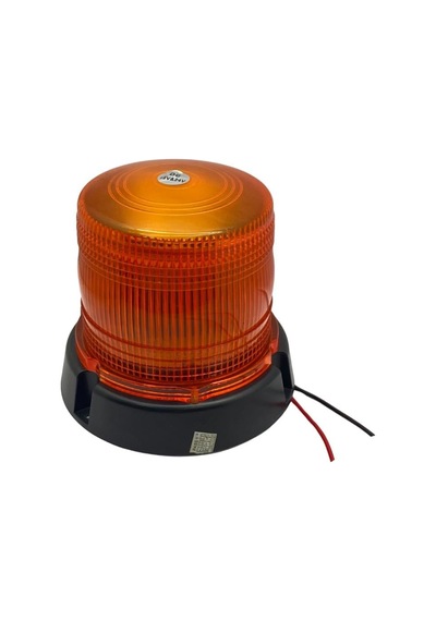 12v-24v Çakar Tepe Lamba Ledli Mıknatıslı Sarı 114 94 Mm