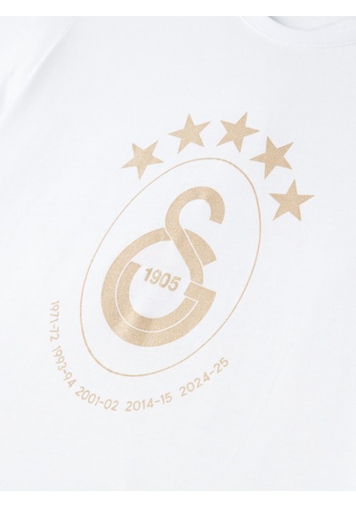 Gsstore Galatasaray 5 Yıldız Çocuk T-shirt C251352-1 BEYAZ