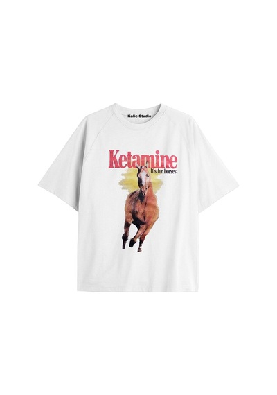 Kalic Studio Y2k Vintage Unisex Oversize T-shirt Beyaz