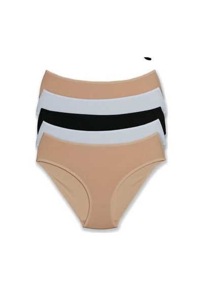 Pierre Cardin 2056 Beşli Slip Külot - Beyaz-ten-siyah mix color