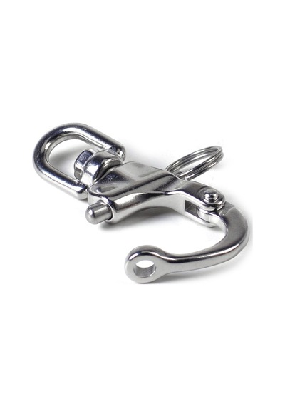Fırdöndülü Mandar Kilidi. Snap Shackle. 304 Paslanmaz. Marin Tip 12MM