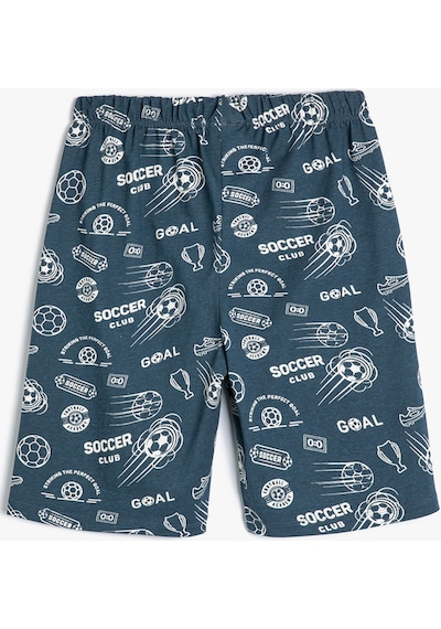 Koton Şort Futbol Temalı Baskı Detaylı Beli Bağlamalı Pamuklu Lacivert Desenli 4skb40117tk Lacivert Koton Şort Futbol Temalı Baskı Detaylı Beli Bağlamalı Pamuklu Lacivert Desenli 4skb40117tk Lacivert