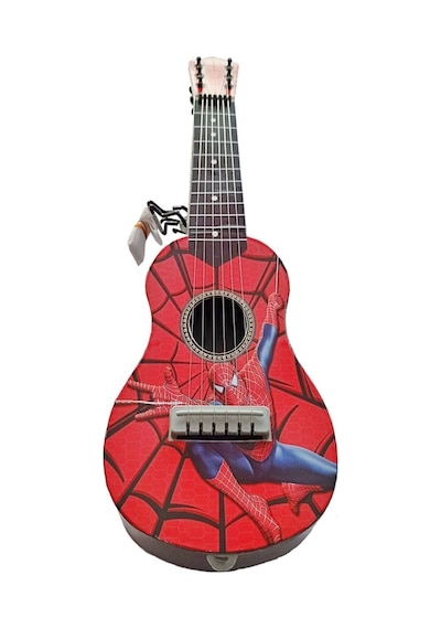 Oyuncak 6 Telli Örümcek Adam Gitar Çocuk Gitarı 50 Cm. Spider Man