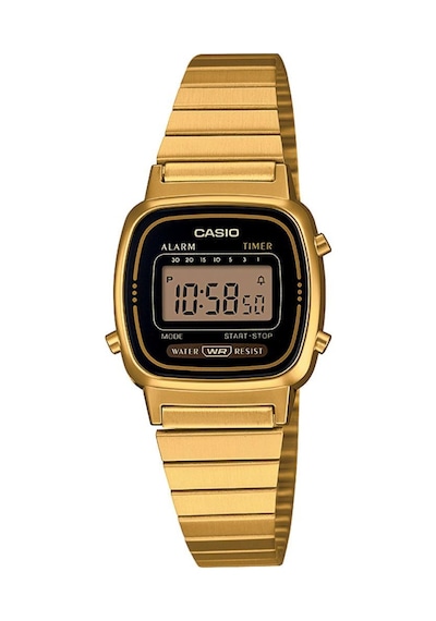 Casio Mtp-1314d-1avdf-la670wga-1df Çift Saat Seti Analog Ve Dijital Metal Kordon Gri