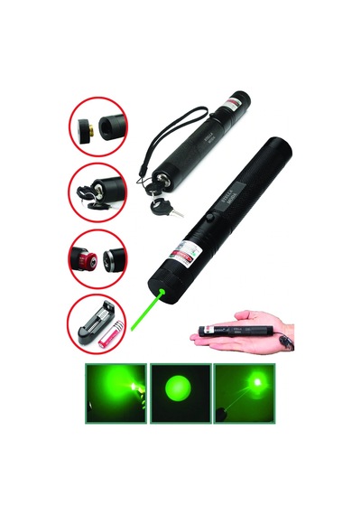 Şarjlı Yeşil Lazer Pointer 100 Mw Bx40