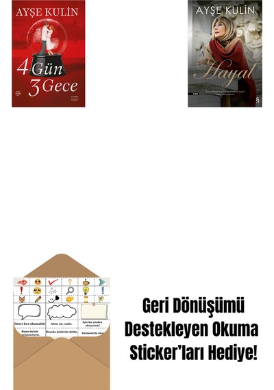 4 Gün 3 Gece + Hayal + Okuma Sticker'ları