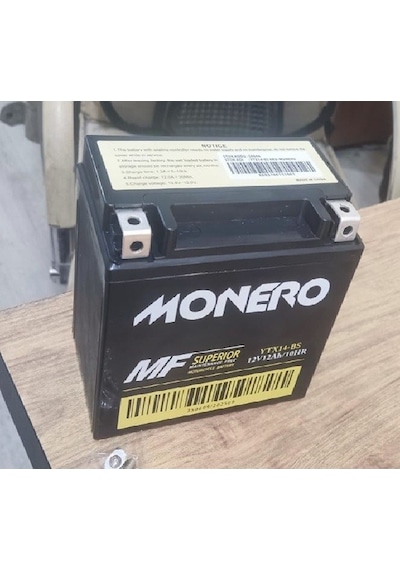 Monero 12v 12ah Amper Jel Akü Ytx14-bs 14 Amper Ebatlarında Motosiklet - Atv Akü Ebatlar: 151 87 145mm
