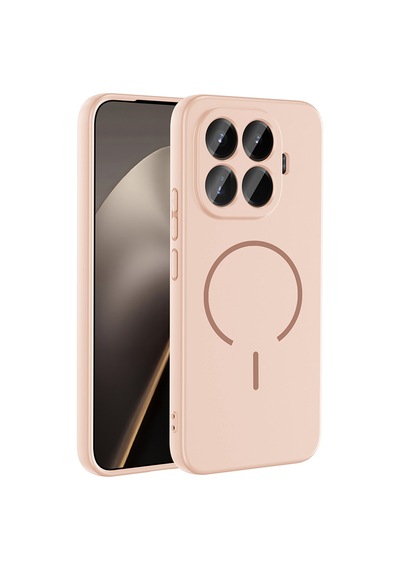 Xiaomi 15t Pro Kılıf Magsafe Destekli Kamera Korumalı Yumuşak Silikon Pazarplus Titanyum-Gri