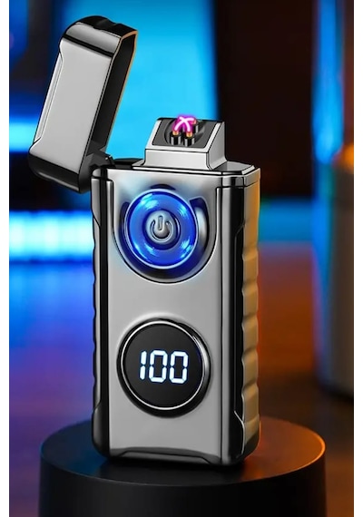 Judas K17 Usb Şarjlı 2 Arc Alevsiz Çakmak -new Style