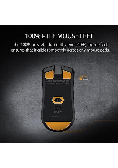 Tuf M4 Kablosuz Oyun Faresi Çift Kablosuz Mod - Bluetooth/rf 2,4 Ghz, 12k Dpı Optik Sensör, 6 Programlanabilir Düğme