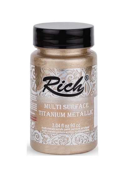 Rich Multi Surface Titanium Metalik Boya 90 Cc. N 2526 Şampanya N11.1515