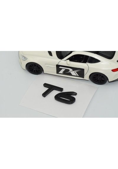 Dk Tuning T6 Küçük Boy Siyah Bagaj Yazı Logo Volvo İle Uyumlu