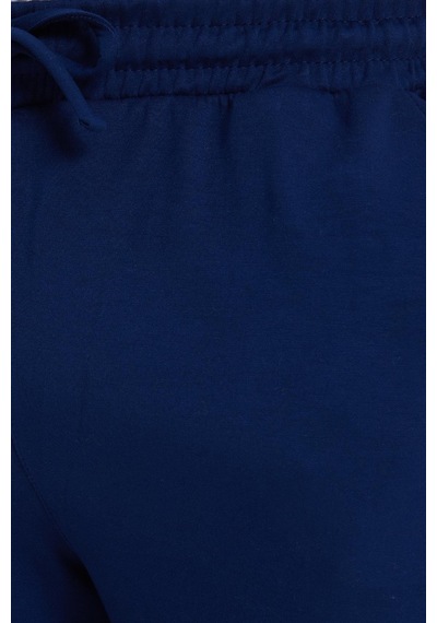 Tudors Erkek Slim Fit Dar Kesim Beli Bağcıklı 3 Cepli Geniş Paça Lacivert Eşofman Altı-41910 Lacivert