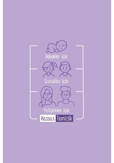 Sleepy Herbal Kişisel Bakım Havlusu 2'li 100'lü ve Rosie Tekli