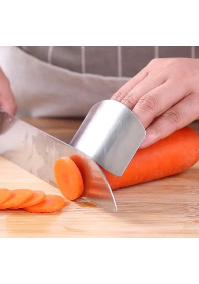 Mucit Home 2 El Parmak Koruyucu Paslanmaz Çelik Parmak Kesilmesini Önleyici Aparat Çok Renkli