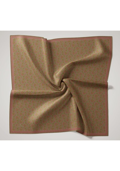 Silk Home Soft Eşarp 73077-24 Mercan, Yeşil, Haki ,taş