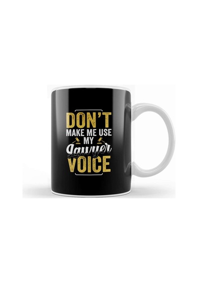 Don't Make Me Use My Pilot Voice 01 Kupa Bardak Porselen Karışık