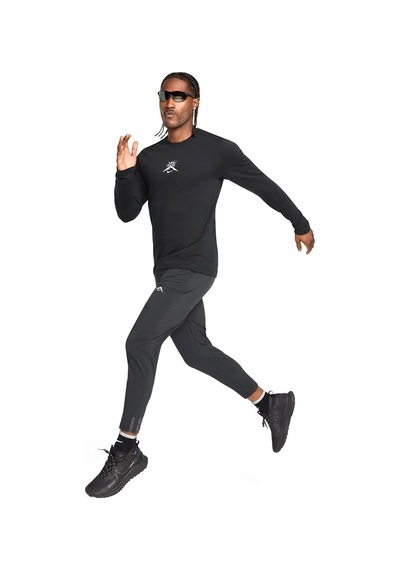 Nike Dawn Range Men's Dri-fıt Running Trousers Erkek Koşu Antrenman Eşofman Altı Siyah