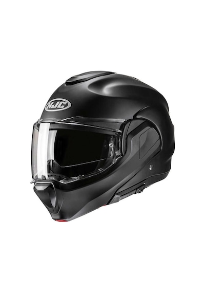 Kask Hjc F100 Kask Semı Flat Siyah 180 Derece Çene Açılır Mat Siyah