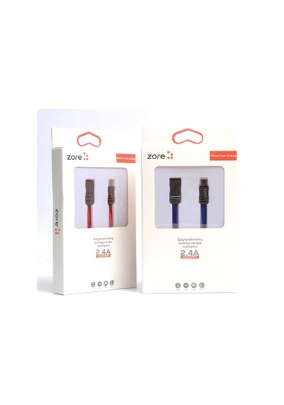 Zore Mest Type-C Usb Kablo 1M-Siyah
