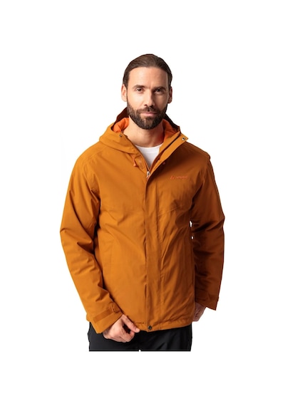 Vaude Rosemoor Outdoor Erkek Mont 41564 Fosforlu Turuncu Koyu Turuncu