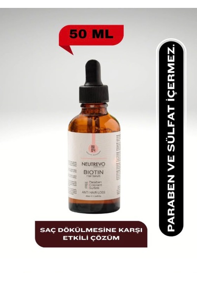 Neutrevo Professional No:4 Biotin Serisi Dökülme Karşıtı Saç Bakım Serumu 50 Ml
