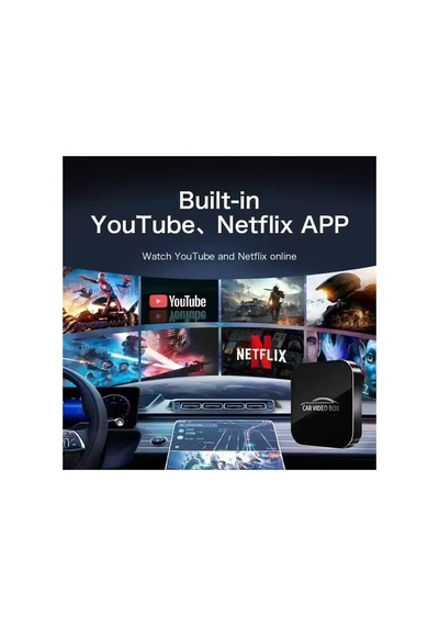 Bilişim Burada Ab038 Kablosuz Carplay & Android Auto, Android 12, Netflix & Youtube, Siyah Bbab038 Diğer