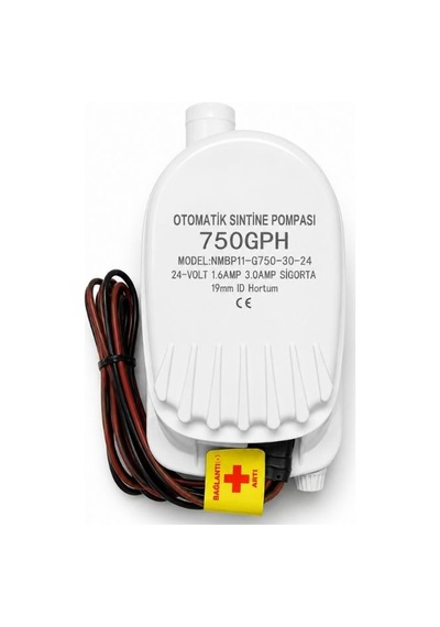24v 750gph Otomatik Sintine Pompası Marin Sintine Tahliye Pompası