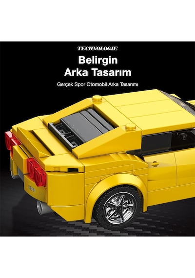 Reobrix Creator 818 Chevrolet Camaro Spor Araba Yaratıcı Yapı Blok Seti Building Blocks - 327 Parça