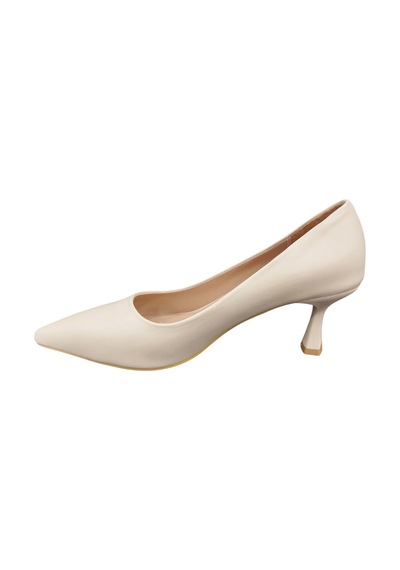 Ventes 20492184z 6 Cm Kadeh Topuk Sivri Burun Kadın Stiletto Ayakkabı Ten