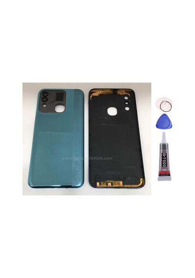 Tecno Spark 8t Yeşil Arka Kapak Batarya Kapağı Pil Kapağı Yapışkan Ve Sökme Aparatıyla Beraber Full Set Yeşil