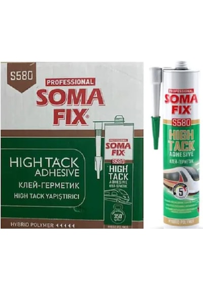 Somafıx S580 Hıgh Tack Korniş Yapıştırıcısı 290 Ml Taş,beton,metal,cam