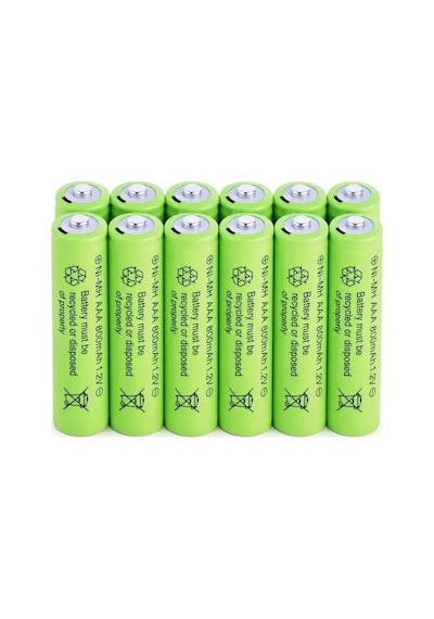 Jenerik 800 Mah 1.2v Aaa Ni-cd Şarj Edilebilir Pil 12 Adet