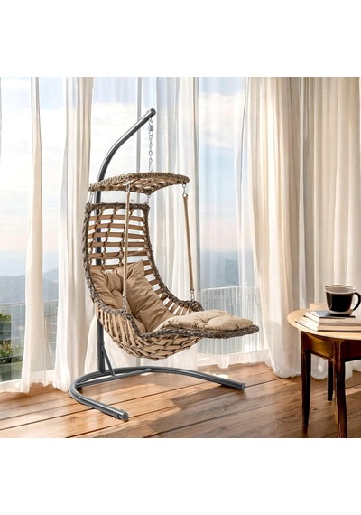 Tr Alaçatı Plus Tekli Rattan Bahçe Balkon Salıncağı Açık Kahve 120 Kg Taşıma Kapasitesi Diğer Tr Alaçatı Plus Tekli Rattan Bahçe Balkon Salıncağı Açık Kahve 120 Kg Taşıma Kapasitesi Diğer