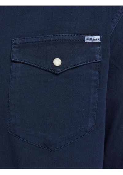Jack & Jones Jack Jones Erkek Denim Gömlek Jjesherıdan 12138115 Lacivert Jack & Jones Jack Jones Erkek Denim Gömlek Jjesherıdan 12138115 Lacivert