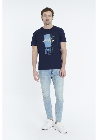 Justin Skinny Fit Erkek Pantolon Mavi