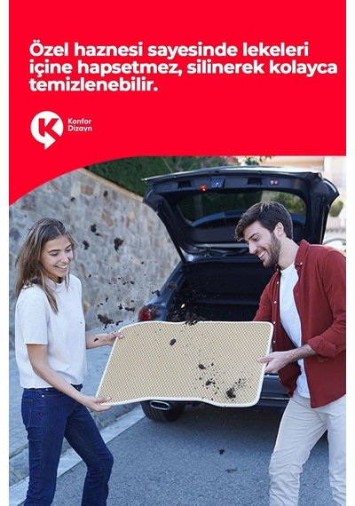 Mini Cooper 2014-2024 5 Kapi F55 Uyumlu 3d Özel Kesim Koku Yapmaz Su Geçirmez Havuzlu Eva Oto P