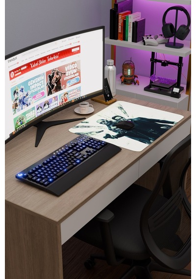 Matrix V1 48x40 Xl Gaming Kauçuk Kaymaz Taban Mouse Pad Fare Altlığı