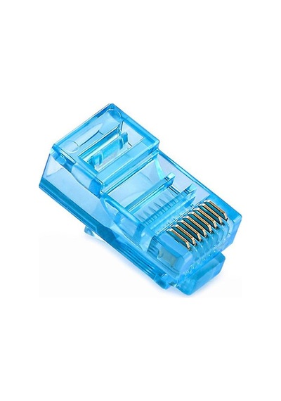 Powermaster Pm-22702 Rj45 Rj45 Cat6 8p/8c Mavi Soket 100lü Paket