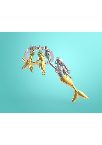 Metalmorphose Deniz Kızı Anahtarlık