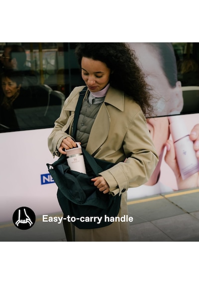 Café-to-go Termos Bardak 0.35 Litre - Pembe Kuvars Rose Quartz Paslanmaz Çelik Çok Renkli
