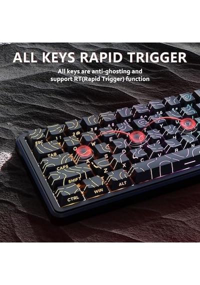 Attack Shark X65 He Manyetik Anahtarlı 65% Gaming Klavye 8000 Hz Ultra Hızlı Tepki, 0.01 Mm Rapid Trigger Hassasiyeti, Pbt Tuşlar, Rgb Aydınlatma, Qmk Desteği Black Contour Line Attack Shark X65 He Manyetik Anahtarlı 65% Gaming Klavye 8000 Hz Ultra Hızlı Tepki, 0.01 Mm Rapid Trigger Hassasiyeti, Pbt Tuşlar, Rgb Aydınlatma, Qmk Desteği Black Contour Line