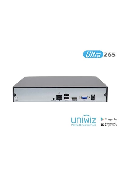 Unıwız Nvr-104e2 4 Kanal 8mp H265 1x6tb Hdd Hdmı&vga Nvr