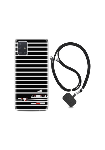 Samsung Uyumlu Galaxy A51 Kılıf Ipli Askılı Light My Fire 1366