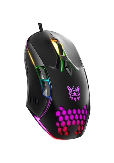 Rgb Ledli Yüksek Hassasiyet Oyuncu Mouse 6400dpi Gaming Oyuncu Mouse Gtx