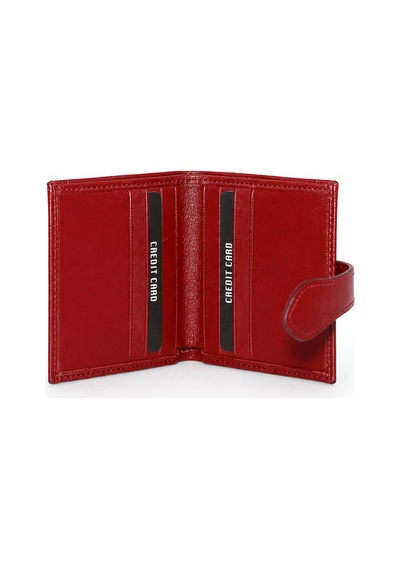 Genel Markalar Vaulto Gerçek Deri Unisex Kartlık Bordo