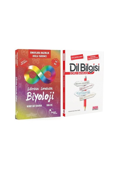 Doktrin Tyt Ayt Biyoloji Ve Akm Dil Bilgisi Soru Bankası Seti 2 Kitap