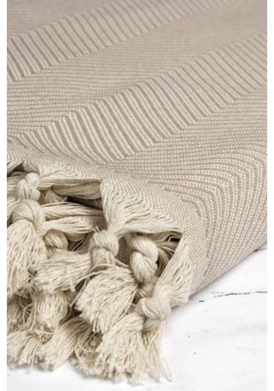 Trendy Koltuk Örtüsü Bej 170 X 300 Çok Renkli